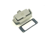 Harting Han 16 E-F Connector Hood W/Female insert & Gasket 16-Pin 16 Amp 400 VAC