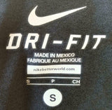 Nike Dri-Fit Men's Cincinnati Bengals NFL Black Short Sleeve Shirt Size Small