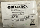 Black Box EVNT530-0100-FF RS530 Data Cable Female to Female 100 FT