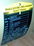 New Baldor Reliance  EM3714T  Super E 3-Phase AC Motor 10 HP 208-230/460 VAC