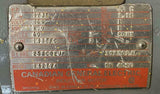 Canadian General Electric 1 HP Motor 460V 3 Ph w/ Stearns 1-055-031-E1 Brake