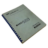 Micro Instrument Model 5203 Memory Voltmeter Technical Manual