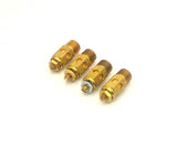 Lot of 4 Brass Unbranded Brass Muffler Silencers 1/4 NPT