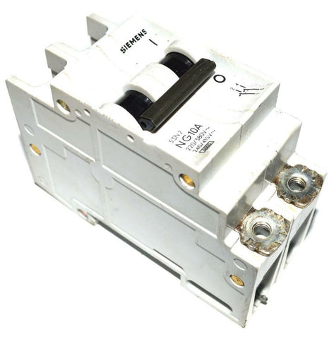 SIEMENS 5SN9 NG 10A 2-POLE CIRCUIT BREAKER 10 AMP 415 VAC