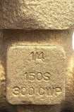 Stockham Fig. B-120 Gate Valve 1/4" 125 SWP 300 CWP