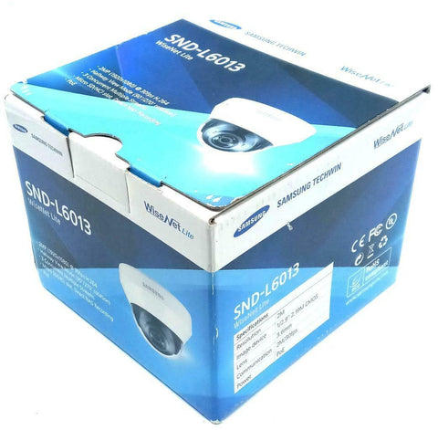 Samsung WiseNet Lite SND-L6013 Dome Security Camera 2MP 3.6MM Lens PoE