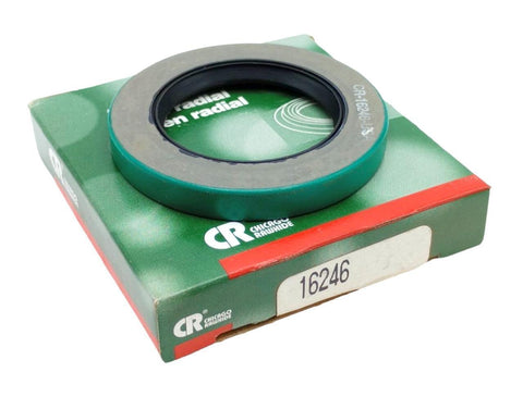 Chicago Rawhide 16246 Double Lip Oil Seal 1.625" x 2.502" x 0.313" NBR Lip