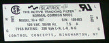 CONTROL CONCEPTS ISLATROL ACTIVE TRACKING FILTER 120 VAC  IC+107 (2 AVAILABLE)