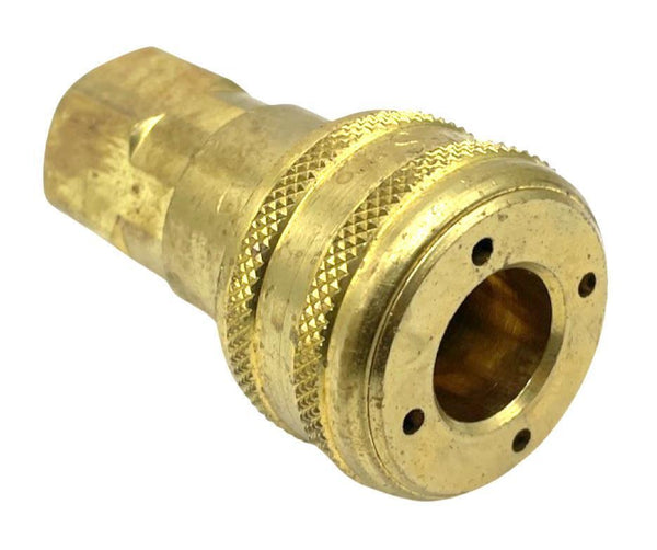 Parker 30 Series B37E 3/8" NPT Brass Quick Connect Pneumatic Air Coupl