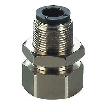 Conek PMF10-G02 Female Bulkhead 10mm Tube 1/4" Thread Push To Connect Fitting