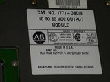 ALLEN BRADLEY 10-60 VDC OUTPUT MODULES 1771-OBD B