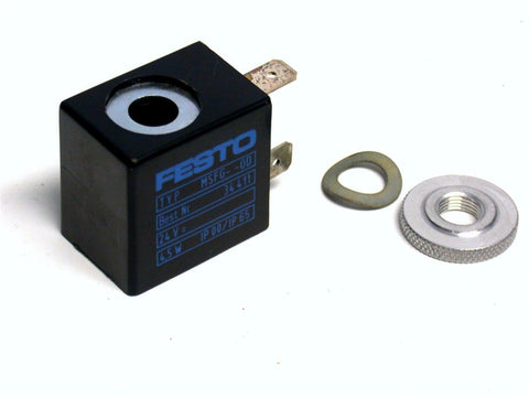 FESTO SOLENOID COIL 24V 4.5W TYPE MSFG MODEL 34411 (5 AVAILABLE)