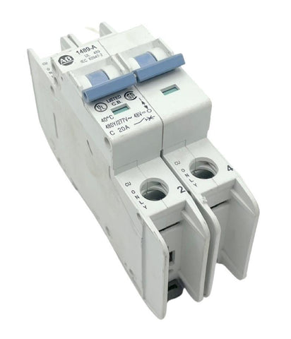 Allen-Bradley 1489-A2C200 Ser. A Miniature Circuit Breaker 2-Pole 20A 480Y/277V