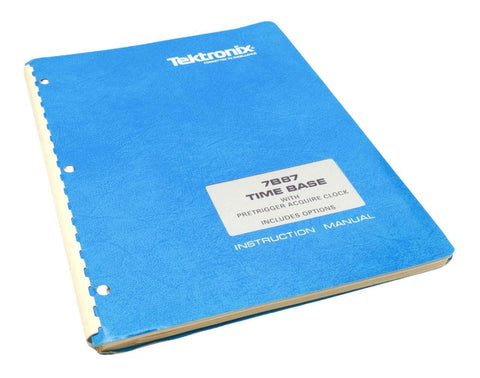 Tektronix 7B87 Time Base W/ Pretrigger Acquire Clock Instruction Manual