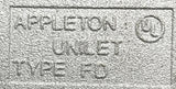 Appleton FD-3L 3 Gang Thick Wall Unilet Cast Device Box 10.63" Width