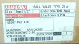 New Asahi AV  Type 21  CP21C005EC  Combo True Union C-PVC Ball Valve 1/2" 15 mm