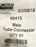 Lincoln 66415 Male Tube Connector (10 Available)