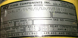 FLUID COMPONENTS INC. FLOW SWITCH/ MONITOR #FR-72-4
