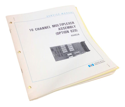 HP 44462A 10 Channel Multiplexer Assembly Option 020 Service Manual