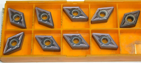 Lot of 9 Mitsubishi Carbide Turning Inserts DNMG150412-GJ VP10RT
