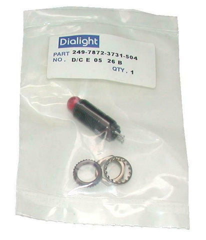 New Dialight  249-7872-3731-504  Red Pilot Light Indicator