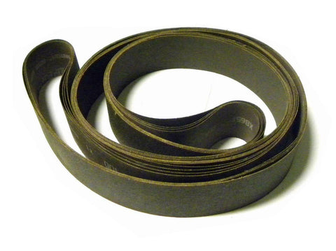 CARBORUNDUM X865F FASTCUT RESIN CLOTH SANDING BELT 2" X 132" 100 GRIT PACK OF 4