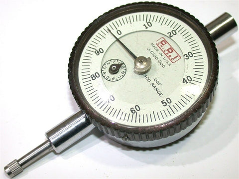 CDI LARGE DIAL .001" 1/2" RANGE INDICATOR W/ REVOLUTION COUNTER 2-C100-500
