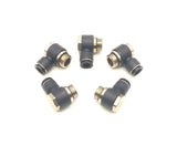 Lot of 5 New Conek  PH12-G04  Push Lock Elbow Pneumatic Air Fittings 12 mm Hose