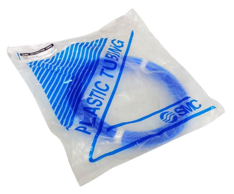 SMC TIUB07BU-20 Blue Transparent Polyurethane Tubing 1/4" O.D.