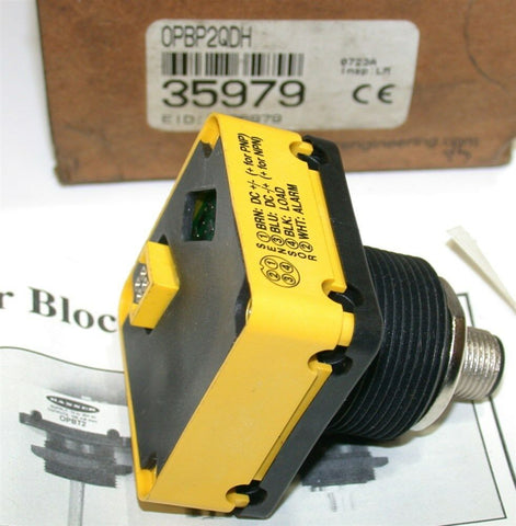 NEW BANNER OPBP2QDH OMNI-BEAM POWER BLOCK MODULE 35979