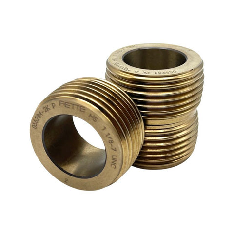 Fette HS 1-1/8-7 UNC Thread Rolling Dies 3-Piece Set 055284-2K