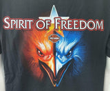 Harley Davidson Motorcycle Men's Spirit Of Freedom Black Shirt Size Large