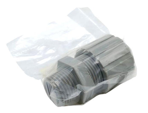 Lot of (2) Hubbell SHC1022CR Cord Connector 1/2" NPT HUB .25" - .38" Range White
