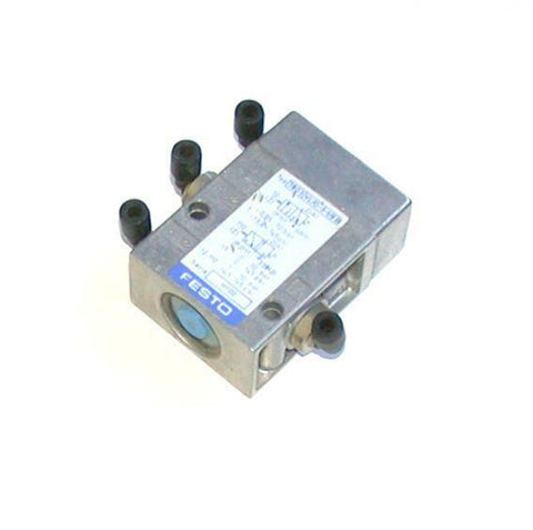 FESTO   7803 VL/0-3-1/8 B   PNEUMATIC VALVE 1/8 NPT W/ELBOW FITTINGS 1/8"