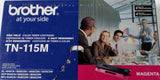 Brother TN-115M High Yield Color Toner Cartridge Magenta 4000 Pages