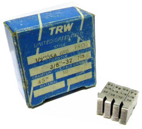 NEW SET OF TRW THREAD CHASERS 1/2" DSA GRD PROJ TO CUT 3/8" -32 NS