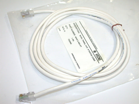 UP TO 25 NEW KRONE RJ45 T568A CATEGORY 5 PATCH CORDS 6645 2 060-07