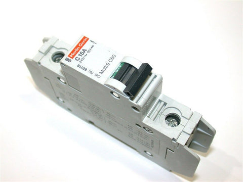 UP TO 12 MERLIN GERIN MULTI9 C60 15 AMP TYPE C 240V 1 POLE CIRCUIT BREAKER 60112