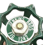 Jenkins Bros Fig. 1242 Gate Valve 3/8" 125 WSP 200 OWG (5 Available)