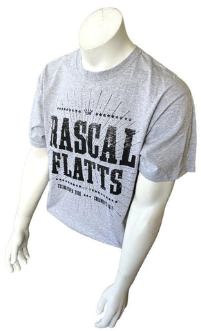 Anvil Men's Rascal Flatts Gray Short Sleeve Shirt Size Large