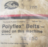 Gates 7M800 Polyflex Belts 7MM (Lot of 2)