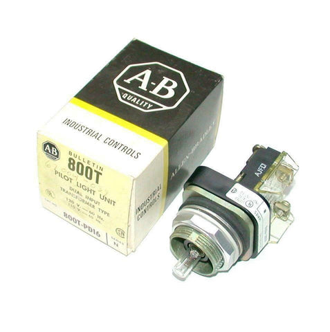 New Allen Bradley 800T-PD16 Pilot Light Unit Dual Input Transformer Type Ser. N