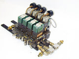 NUMATIC 4 BANK SOLENOID FLEXIBLOK ASSEMBLY WITH HARDWARE 081RS1005