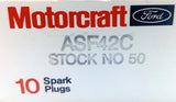 Box of 10 Motorcraft ASF42C Spark Plug SP450