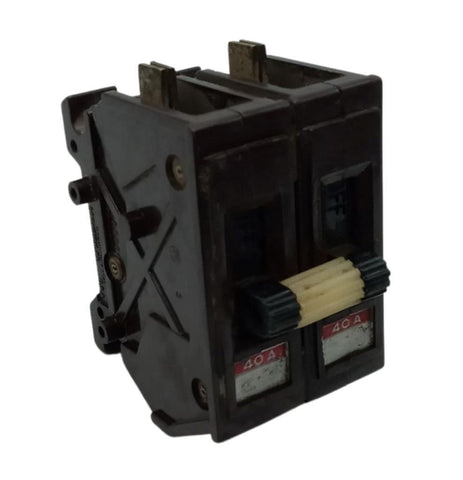 Wadsworth A240NI 2 Pole Circuit Breaker 40A 120/240VAC Plug-In Mount