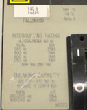 Square D FAL26015 2-Pole Circuit Breaker 15 Amp 600 VAC