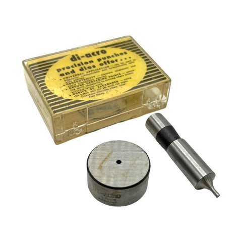 Di-Acro Round Punch and Die Size 3/32 Clearance 0.0075