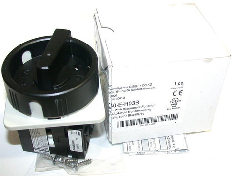 Merz Rotary Disconnect Switch ML1-040-E-H03B NIB