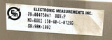 Electronic Measurements 224-6K Power Supply 208/220V 1/3 Ph ESKI 150-40-1-0729G