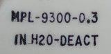 MPL-9300-0.3 Furnace Air Pressure Switch INH20-DEACT